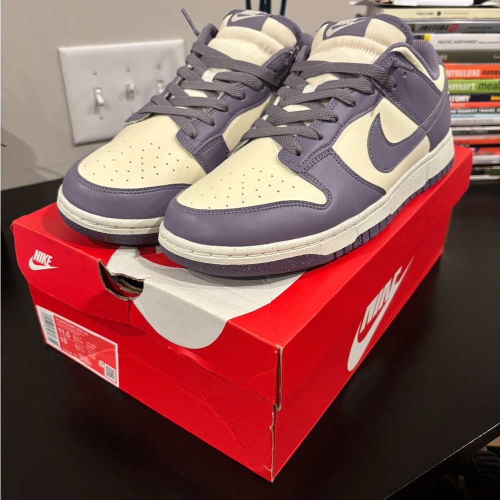 Nike Dunk Low in Coconut Milk and White